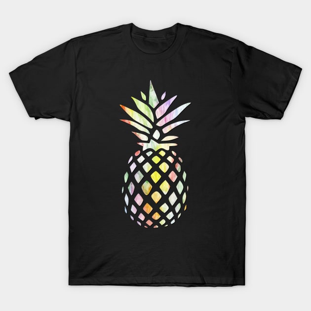 Pineapple Watercolor T-Shirt by Shrenk